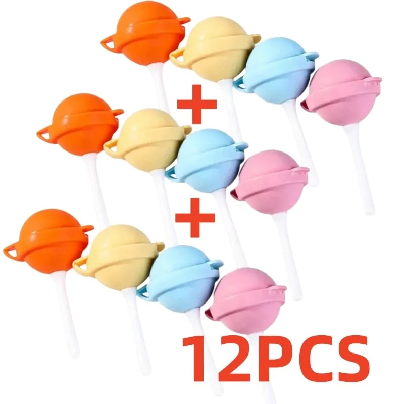 Mini Silicone Popsicle Mold Lollipop Ice Tray Food Grade Reusable Non-Stick Stackable Ice Cream Mould for Egg Bites Food Storage