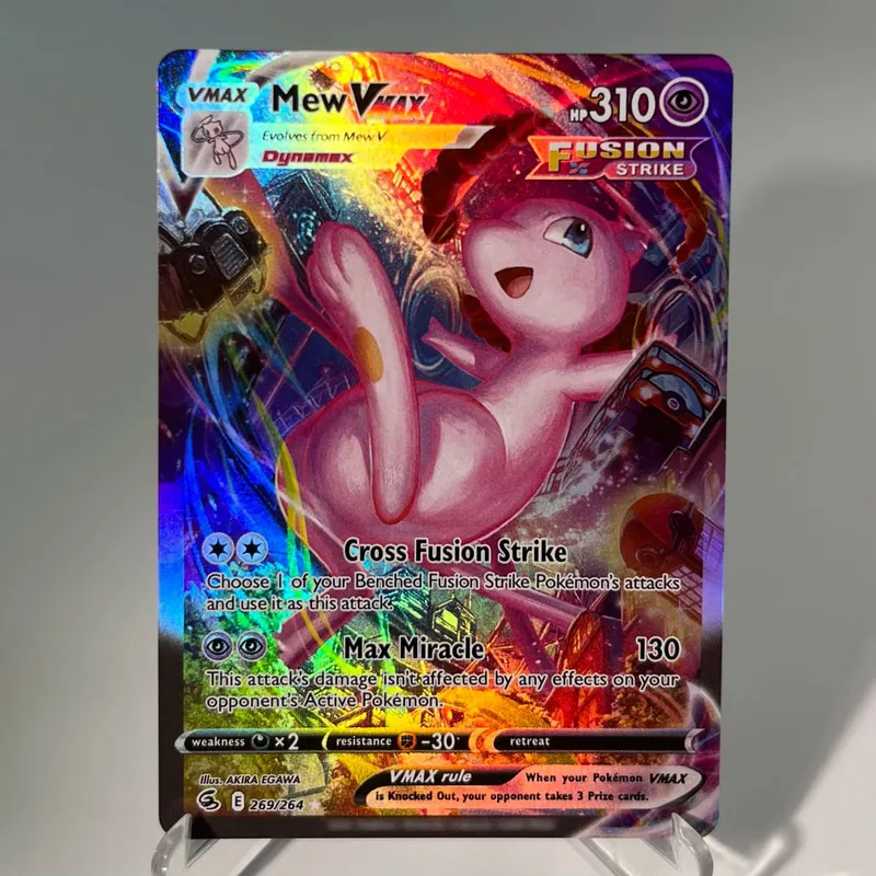 Pokémon GO PKM Cards PTCG6-E GX Rainbow Mewtwo V Dragonite VSTAR Rare Collection Battle Toys Gifts for Hobbies