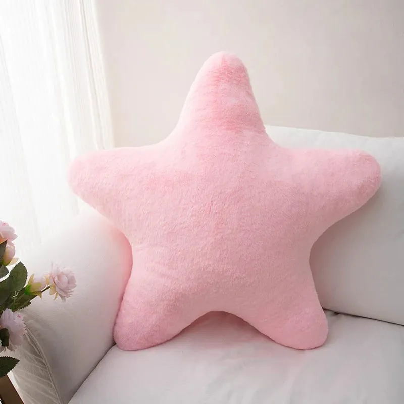 35/40cm Starfish Star Plush Pillow Stuffed Smiling Happy Sky Pillow Colorful Decor Cushion for Sofa Chair Back Support Gift