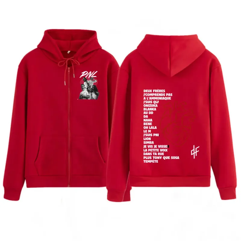 Rapper PLK Graphic Zipper Hoodies Men's Women Clothing Fashion Hip Hop Harajuku Oversized Zip Up Hoodie Sweatshirts Funny Wears