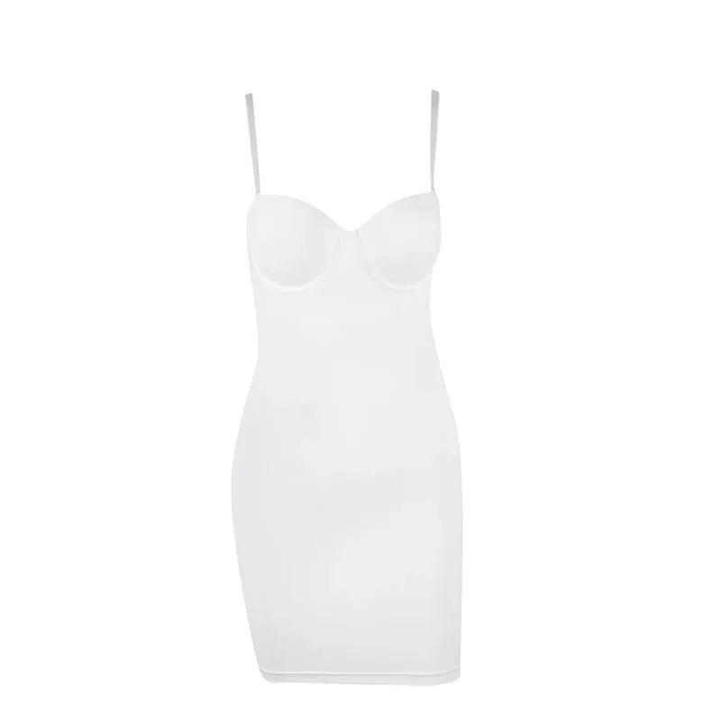 Becirzet Dresses For Woman Slimming Slips Mini Straight Tube Dress Body Shaper Body Underwear Party Sexy Female Clothes