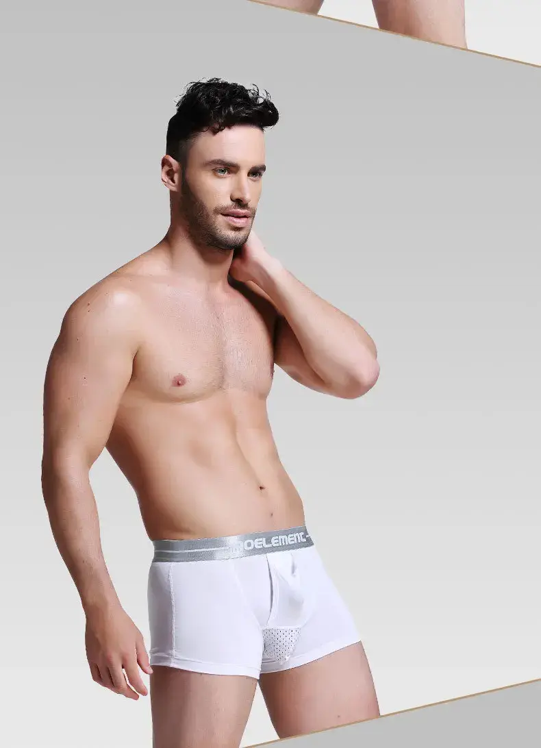 Calzoncillos Bóxer para hombre, ropa interior push-up, calzoncillos modales, bolsa de separación de balas transpirables, bragas Cueca de talla grande L-5XL