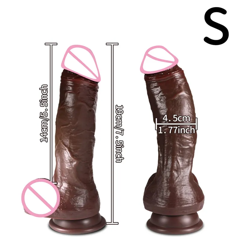 Realistic Dildo with Suction Cup Huge Dildos Adult Sex Toys for Woman Men Fake Dick Big Penis Anal Butt Plug Erotic Sex Shop 18+