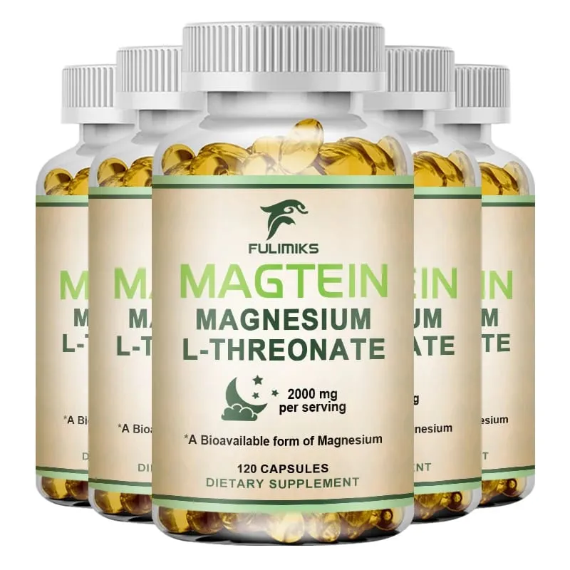 Magtein Magnesium L-Threonate Supplement Clinically Studied to Boost Brain Magnesium Improve Memory Focus & Restful Sleep