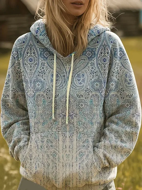Women's Hooded Hoodies 3D Print Graphic Rainbow Casual Boho Casual Sweatshirts Pullovers Streetwear Women's Clothing Fall Winter