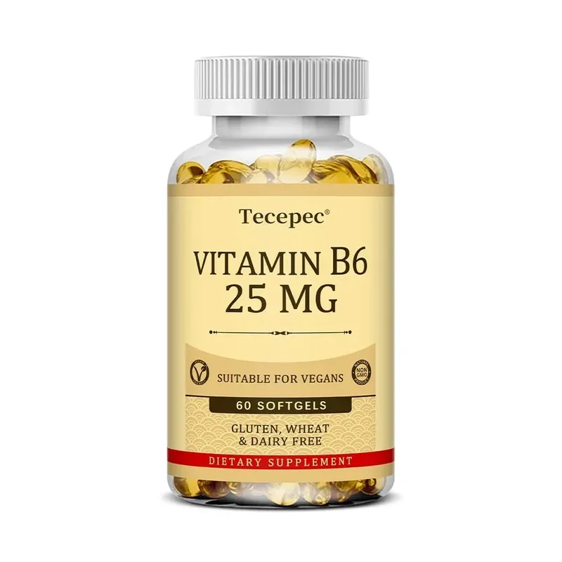Vitamin B6 - Improves Metabolism Skin Health Antioxidant for Cardiovascular Neurological Immune and Eye Health