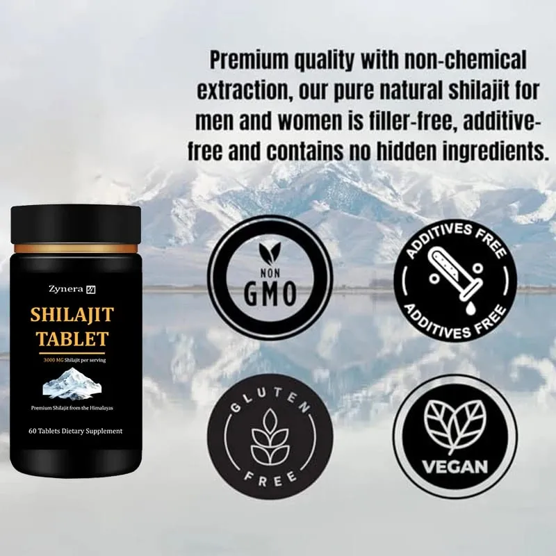 High Purity Shilajit Supplements Male Enhancing Strength and Endurance Capsules In-crease Size & Stamina Boost Performance Pill