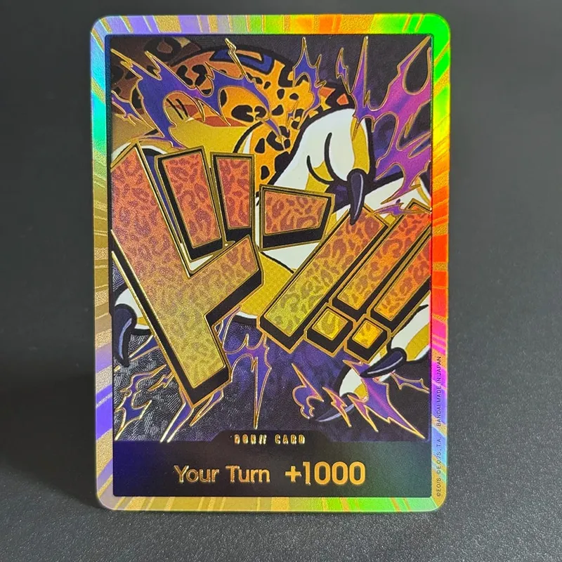 10PCS DON OPCG English TCG Gold DON!!! Collection Cards Zoro Ace Doflamingo Rebecca FOIL NM Refraction Flash Cards ToyGifts OPCG