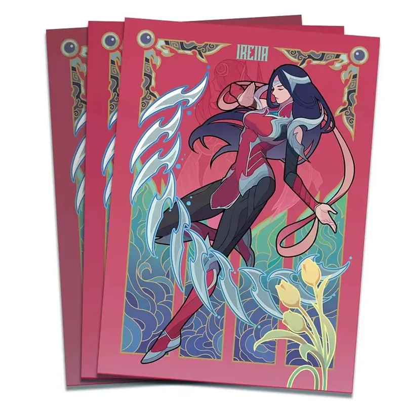 Anime Card Sleeves Ari Jnx LUXX Relia Fioora Emperor Sands Card Protectors Shield Outer Cover DTCG/OPCG/PTCG 66x92mm