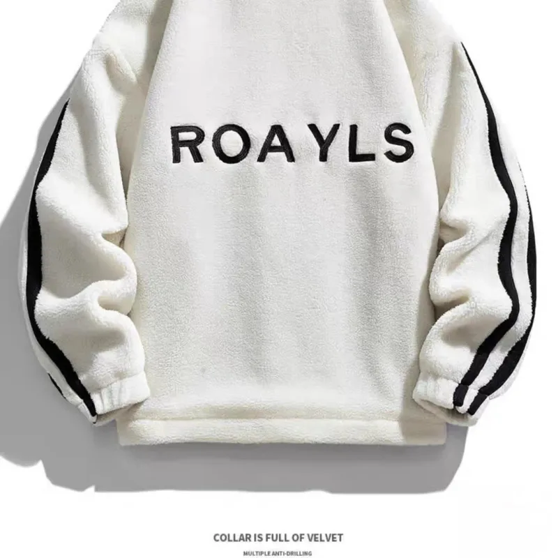 Yeni İlkbahar Sonbahar Erkek Sıcak Kaban M -6XL Sweatshirt Harajuku Moda Japonya Sokak Giyim Üst Günlük Erkek Giyim Alfabe Kapüşonlular