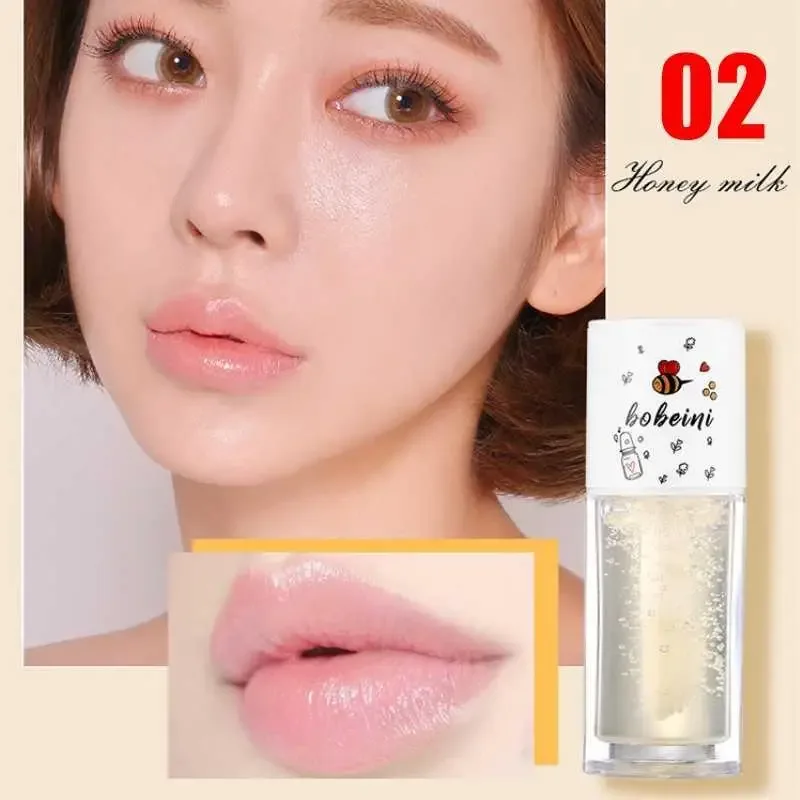 Honey Lip Oil Water Light Transparent Glass Honey Lip Moisturizing Lip Oil Moisturizing Lips Mag-aaral Abot-kayang