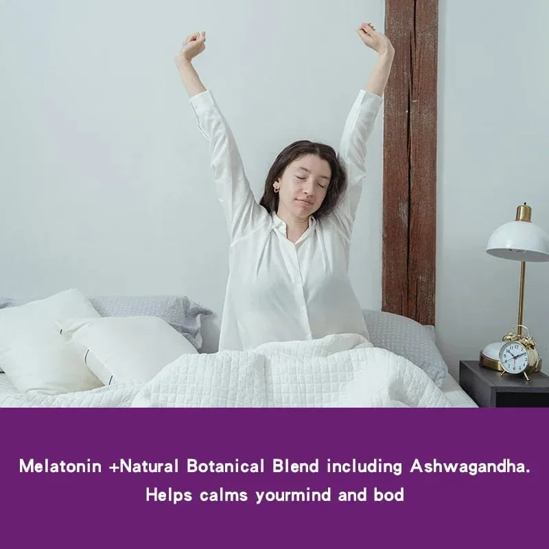 Viên nang Melatonin - Hỗ trợ giấc ngủ giúp bạn ngủ nhanh hơn Tăng cường sức khỏe giấc ngủ và cải thiện chất lượng giấc ngủ