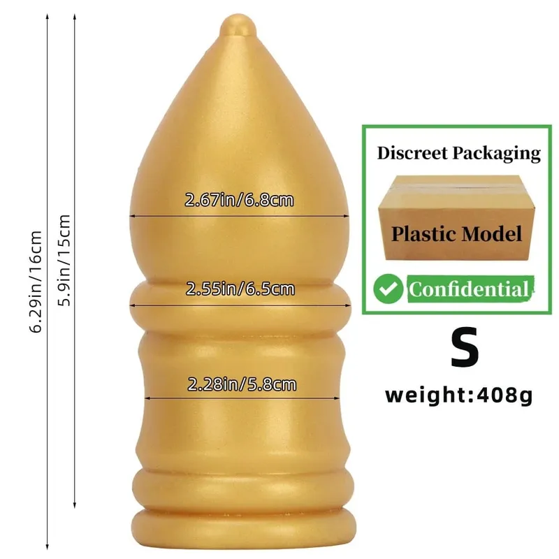 Huge Taper Anal Plug Silicone Male Masturbator Anal Dilator Female Masturbation Adult Sex Toys for Women Men Anul Plugin Toys
