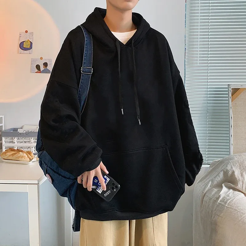 Hoodies impressos para homens casuais manga longa moletom com capuz hip hop harajuku hoodie y2k masculino topos hoodies unisex