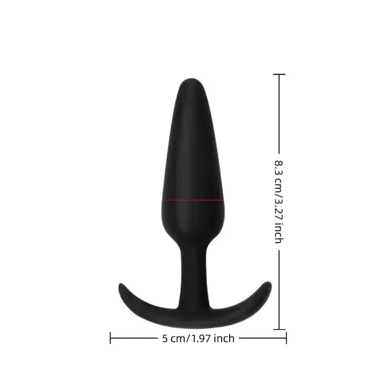 [NM] 1/3 unidades de silicone macio, plugue anal para bunda, estimulador, brinquedos sexuais adultos, plugue anal para homens/mulheres, massageador de próstata, treinador anal [NM]