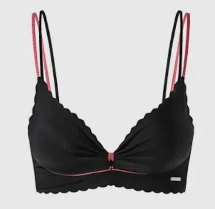 Hot Sweet Cute Lingerie Set Women Wireless Bra Thin Cup Push Up Support Large Bust Minimizer Daily Home Wear Plus Size S-XL Set
