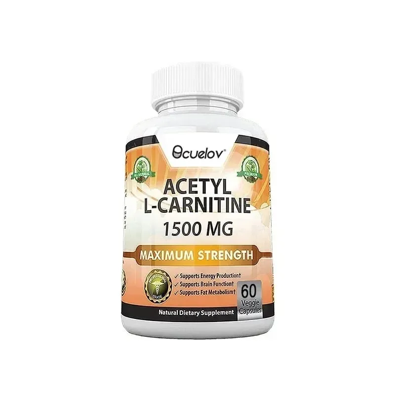 Acetyl L-Carnitine Capsules Unisex Energy & Metabolic Support Dietary Supplement Increase Body Performance Promote Metabolic