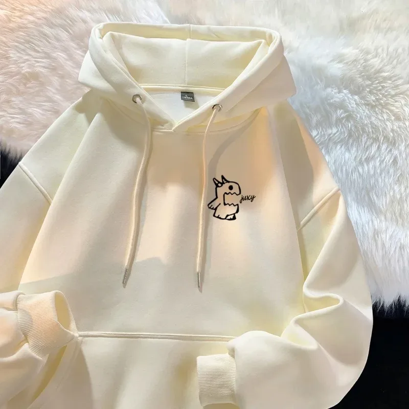 Men's Spring Autumn Hoodie 2026 Fashion Brand Personalized Monster Print Top Multi-Functional Casual Streetwear