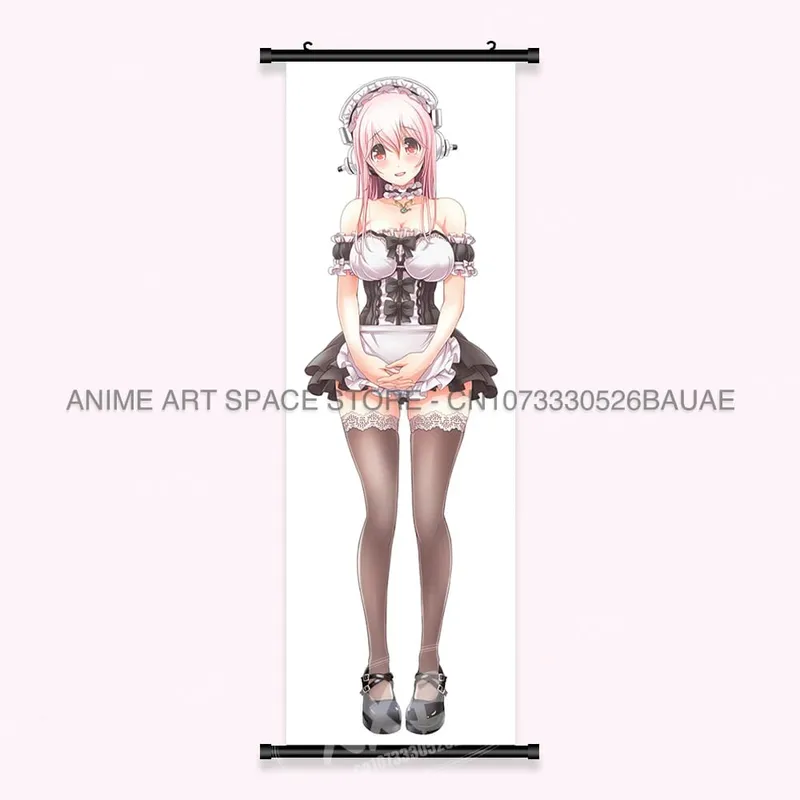 Video game Wall Artwork Canvas Scrolls Picture Anime Movie Role Poster Hanging Painting Print Home Decoration For SUPER SONICO