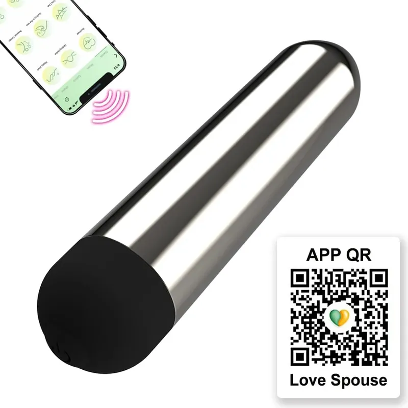 Kraftig Bullet Vibrator APP Bluetooth Control Klitoral G Spot Stimulation Massager Mini Anal Pussy Stimulator Sexlegetøj til kvinder