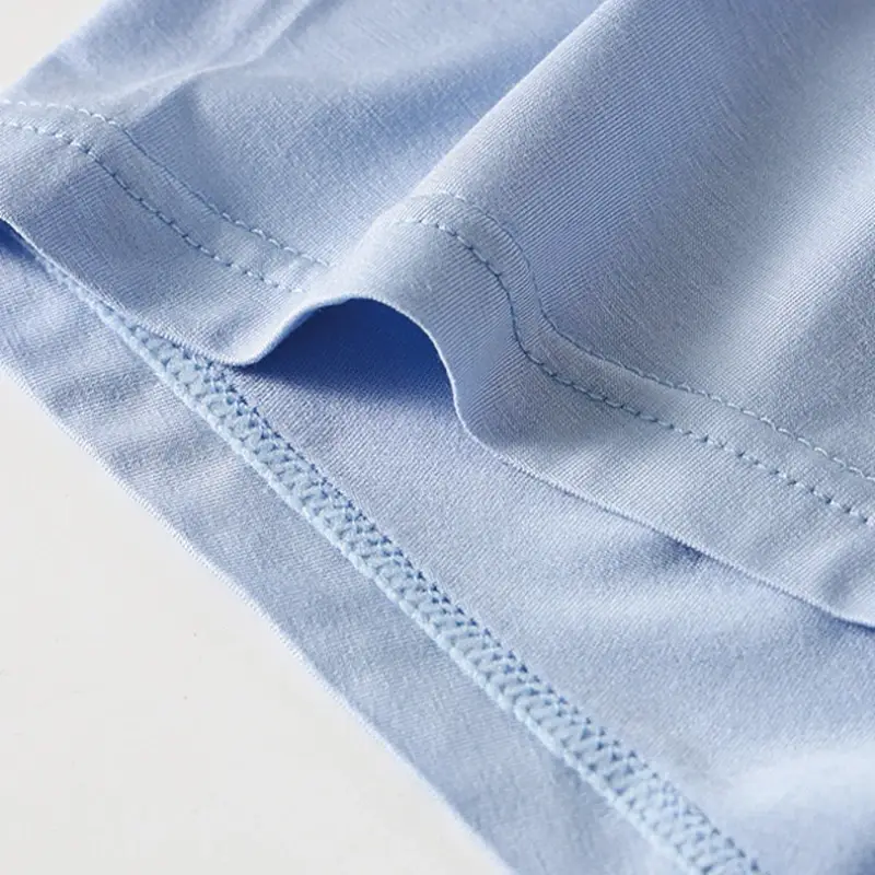 Men's Sile Front Separate Pouch Boxers Dual Pouch Breathable Underwear Youth Boys Post-circumcision Recovery Phase Underpants