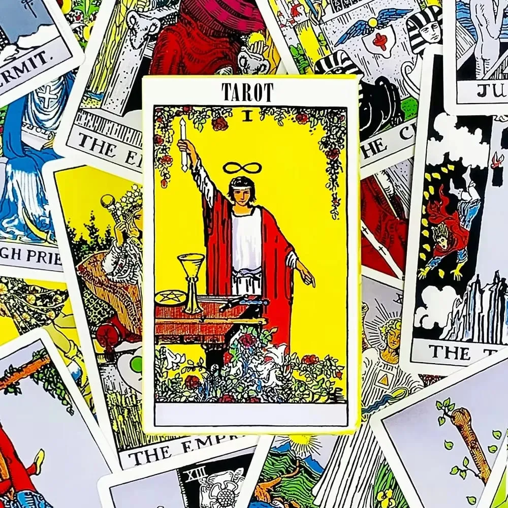 Tarot Oracle Divination Edition Borad Playing Games with English/Spanish Family Entertainment Board Game Fate Card Christmas