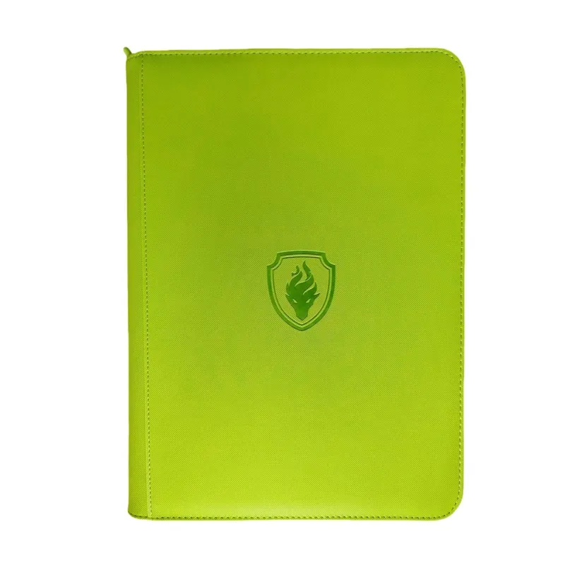 9 Pocket Zipper Card Binder 360 Trading Card Holder Book Premium PU Cover Zip Binder for Cards Durable Side Loading Card