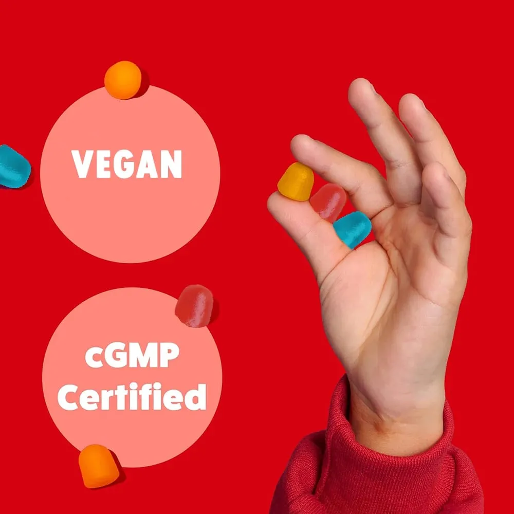 + DHA Gummies for Kids with Omega 3 6 9 + DHA Vitamin C - Healthy Brain Function Vision & Heart Health Vegetarian