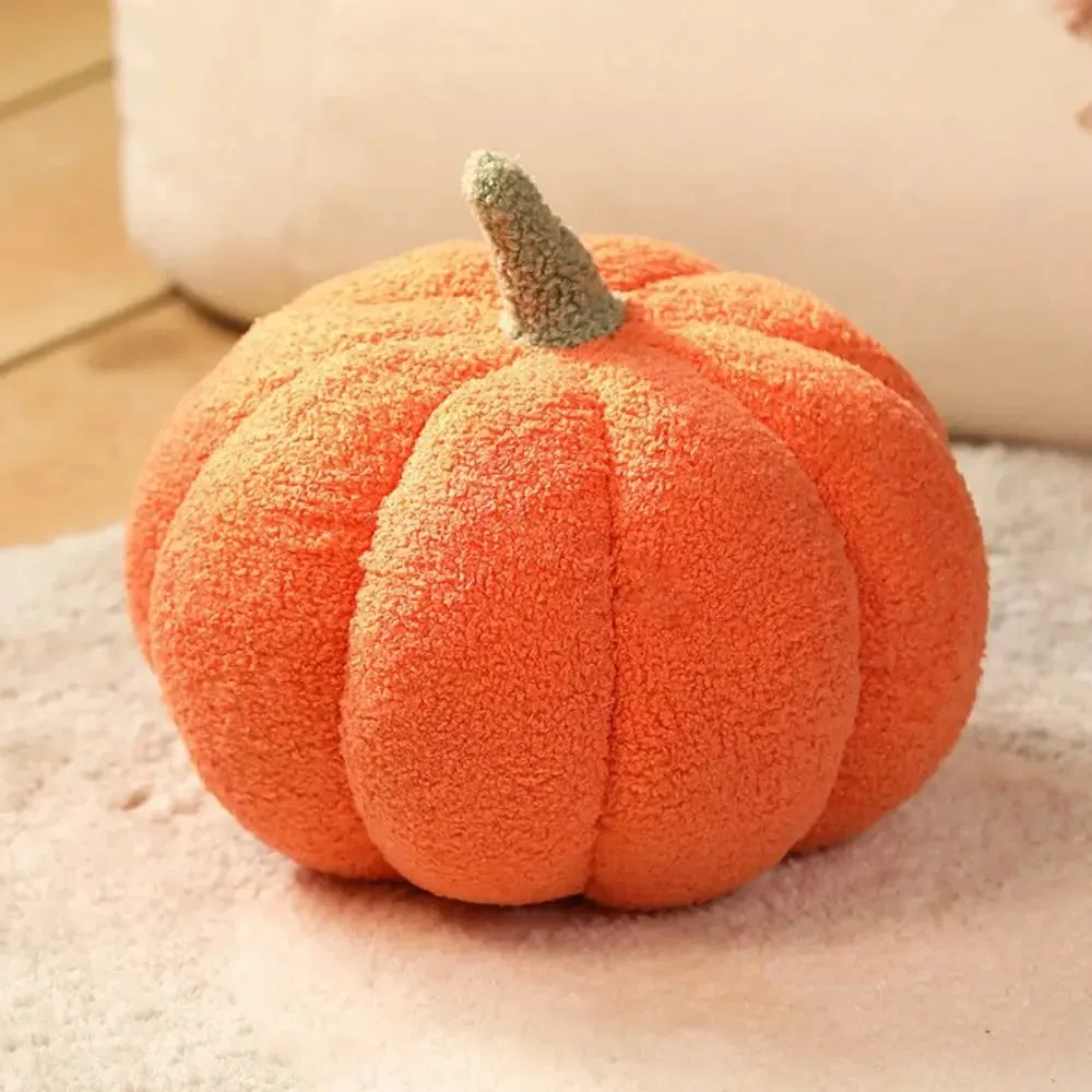 New Cotton Stuffed Pumpkin Pillow Cute Soft Pumpkin Plush Pillow Simulated Pumpkin Soft Back Cushion