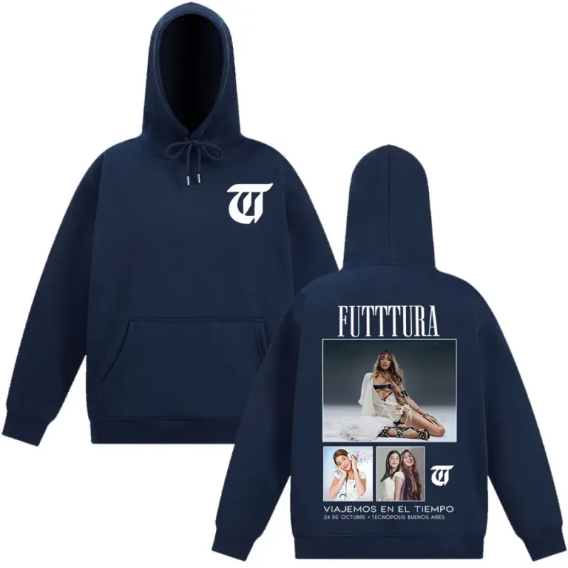 Singer TINI STOESSEL Futtura Album 2025 Tour Hoodie Men Women Aesthetic Trendy Sweatshirts Long-sleeved Loose Harajuku Pullover