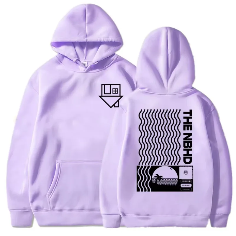 Album Wiped Out Printing Hoodies NBHD The Neighbourhood Band Sweatshirts LongSleeve Hooded Pullovers environmental protection