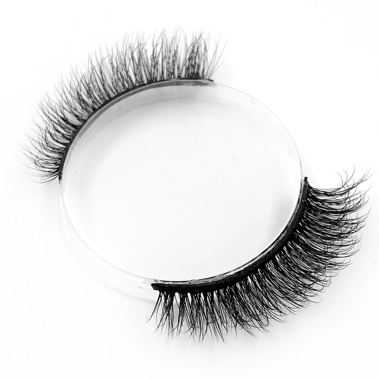 3D Cat Eye Lashes Half Eyelashes 10 Pares Half Lashes Natural Clear Stem False Eyelash Extension Makeup Faux Cils maquiag