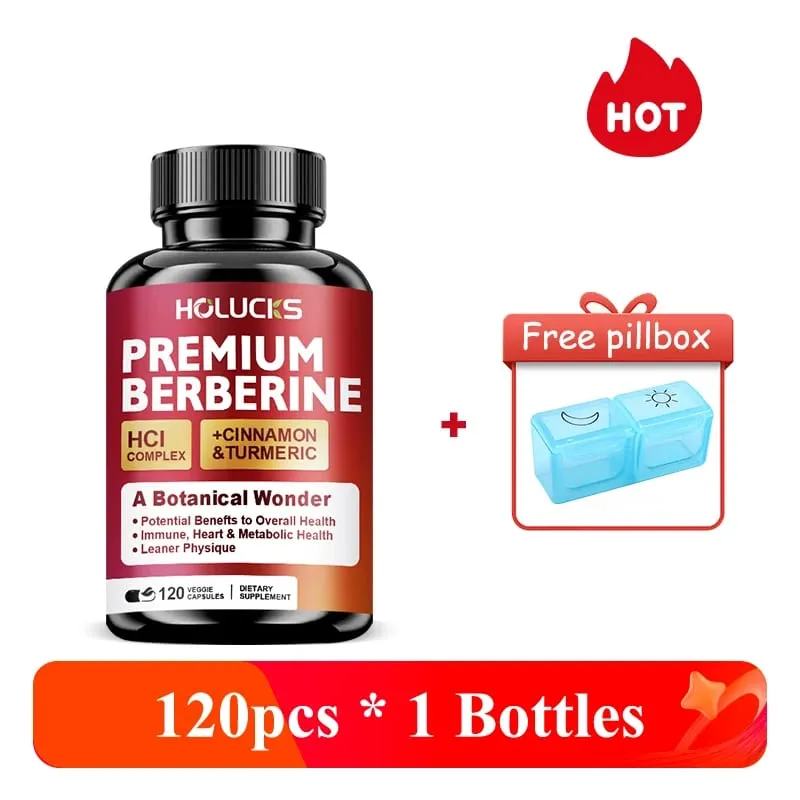 High-Potency Berberine Supplement Support Insulin Sensitivity & Healthy Cholesterol Hormonal Balance Aids Healthy Metabolism
