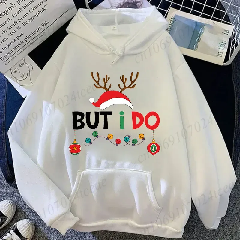 Couple Christmas Matching Hoodies Set I Don't Do Matching Christmas Outfits Print Sweatshirts Xmas Family Party Matching Tops