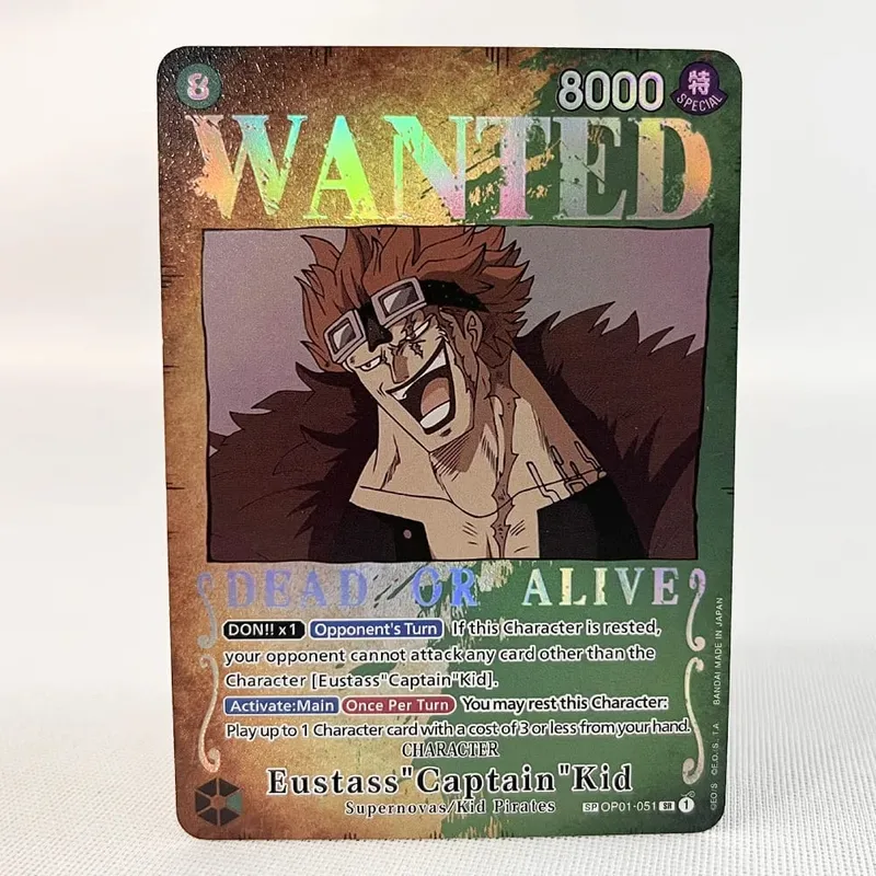 ONE PIECE Retro Wanted Poster Style Proxy Game Card Luffy Buggy Shanks Ace Anime OPCG/PTCG Card / Collection Trading Card