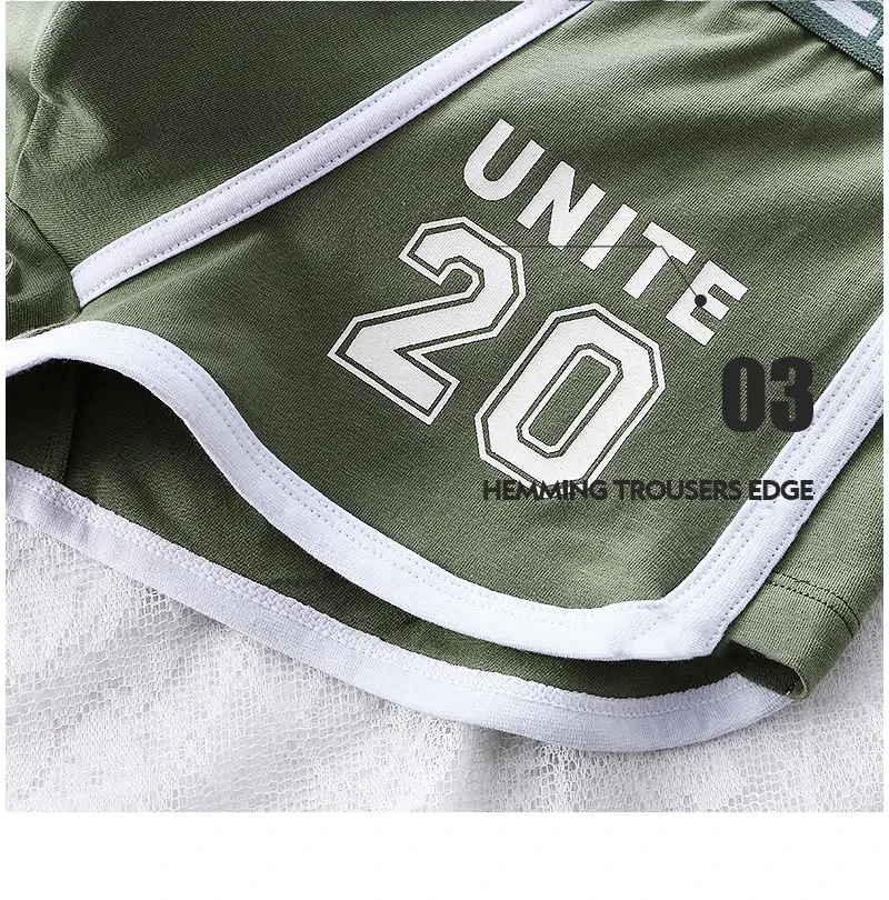 1/3pc roupa interior masculina esportes boxer shorts de algodão oversized cor sólida juventude moda esportes calcinha masculina confortável respirável