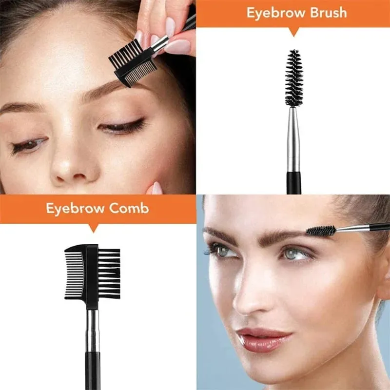 4/11/12 Pcs New Eyebrow Trimmer Set Scissors Tweezers Eyebrow Razor Scraping Eyebrow Comb Razor Eyebrow Clip Makeup Tools Sets