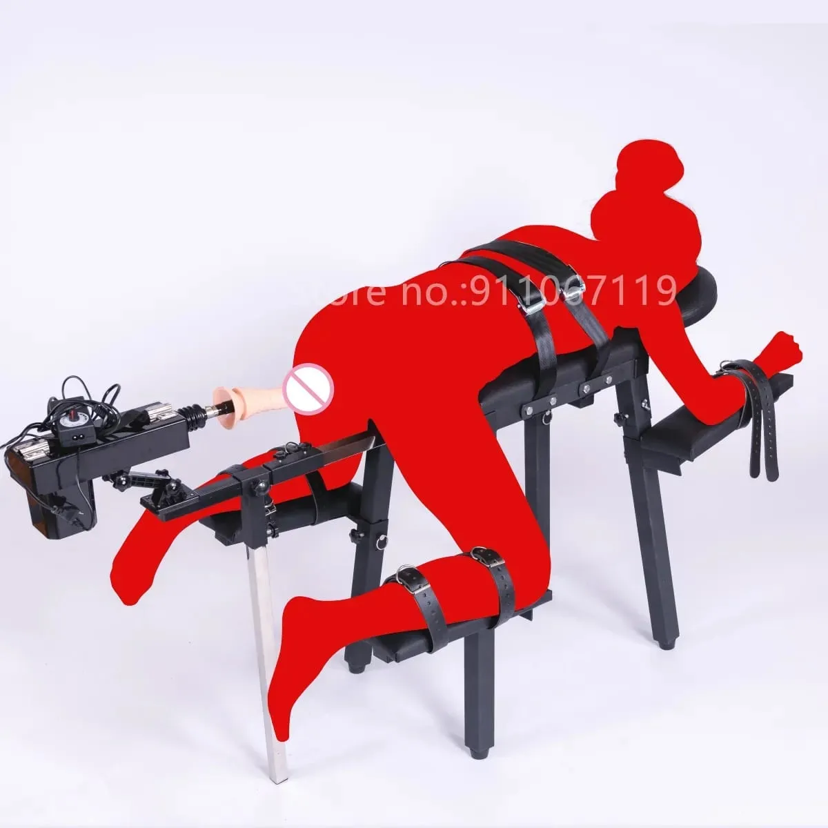 Large Sex Furniture With Female Masturbation Machine Vibrator Handcuffs Ankle Cuffs Bondage Gear Sex Toys For Women Men Adults