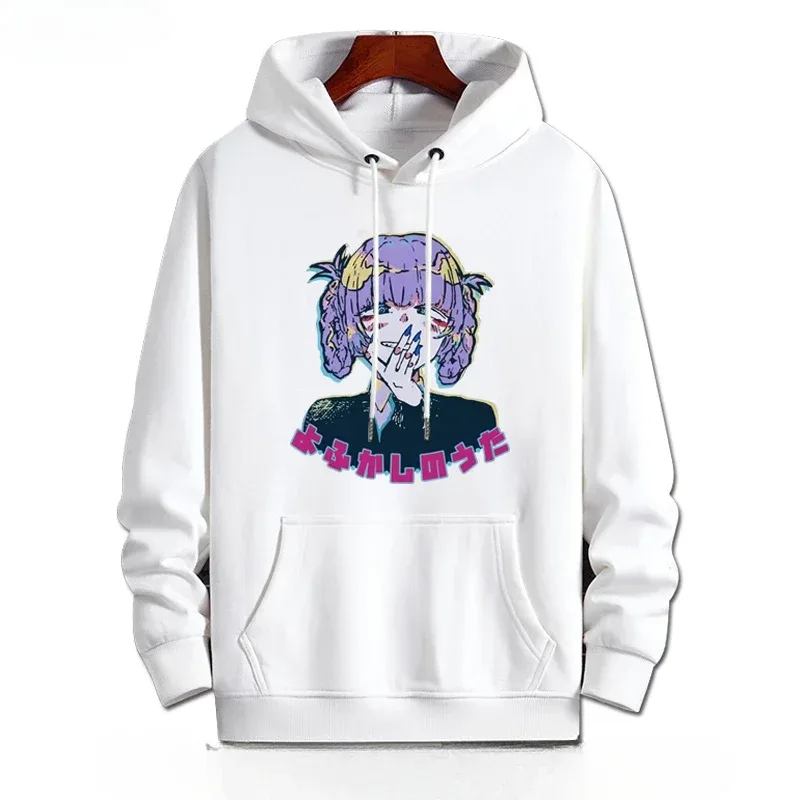Y2K Anime CALL OF THE NIGHT Nazuna Nanakusa Funny Hoodie Hip Hop Graphic Sweatshirts Poleron Hombre Streetwear Harajuku Tracksui