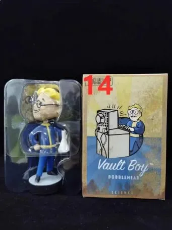 Anime Bobblehead Cute Vault Boy Full Set Action Figure Toys Collection Model Doll Desktop Ornament Display Boy Gifts
