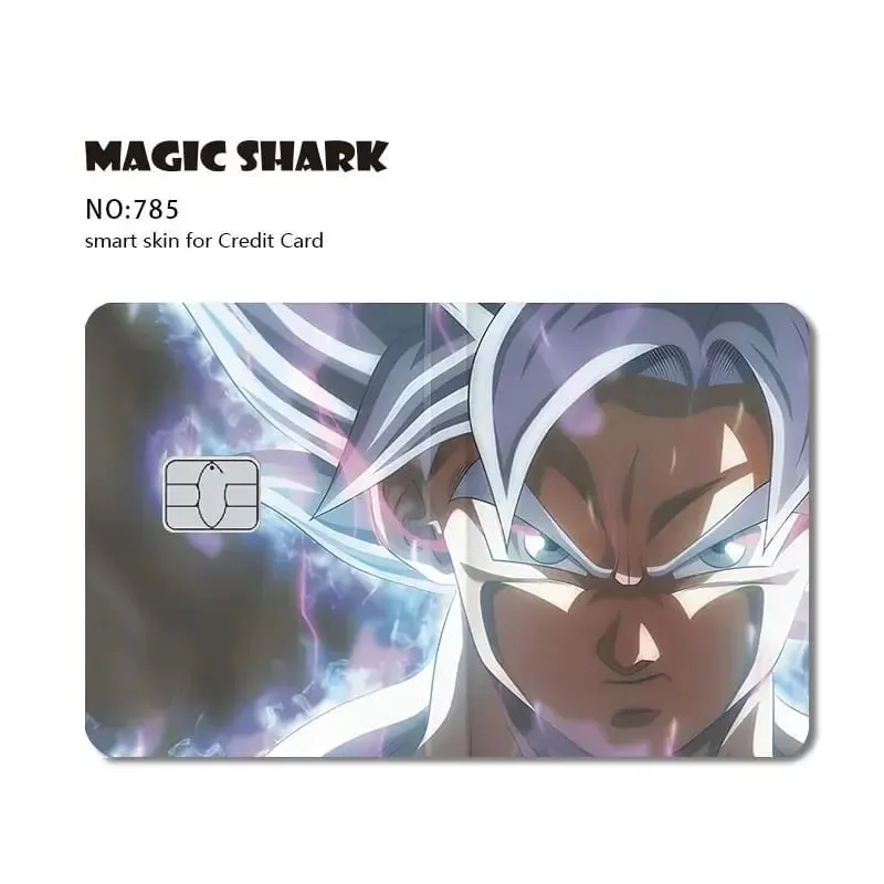 2026 Bagong Goku Frieza Anime Waterproof Skin Cover Skin Sticker para sa Credit Bank Debit Card na Walang Kupas