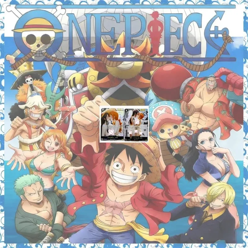 Anime One Piece Diy Color Flash Cards Hancock Perona Nami Robin Yamato Collection Cards Christmas Birthday Gifts Children's Toys