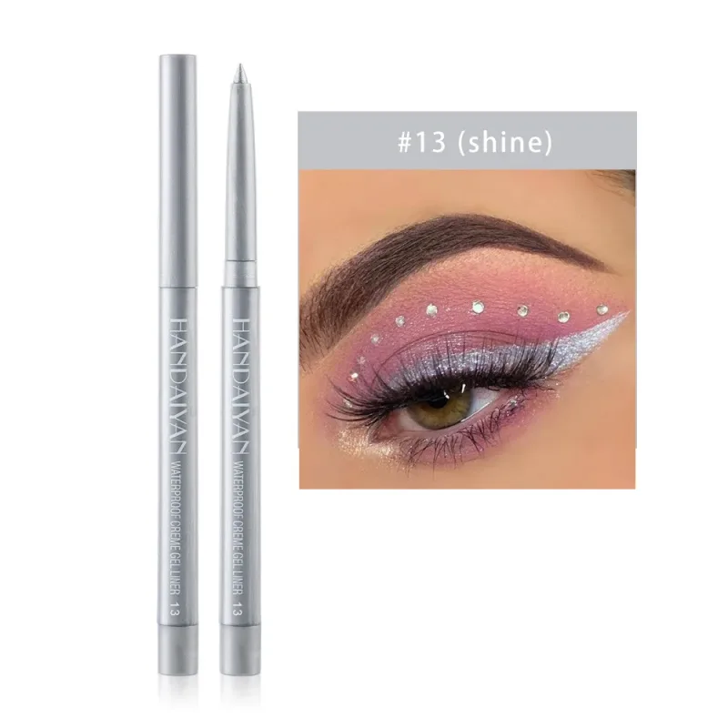 1PC White Matte Eyeliner Gel Pen Long Lasting Waterproof Eye Liner Pencil Quick-drying Non-smudge Eye Makeup for Women Cosmetics