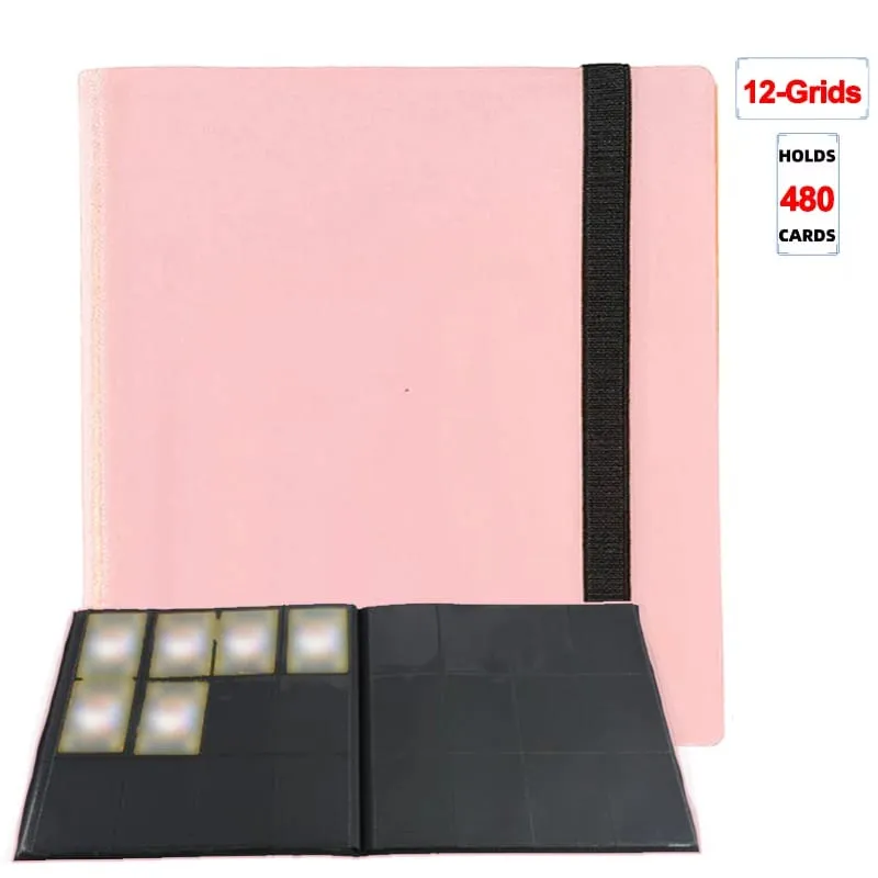 160/360/480/540 Cards Capacity Pocket Holder Binders Albums For Game Card Book Sleeve Holder Large-capacity Card Binder Notebook