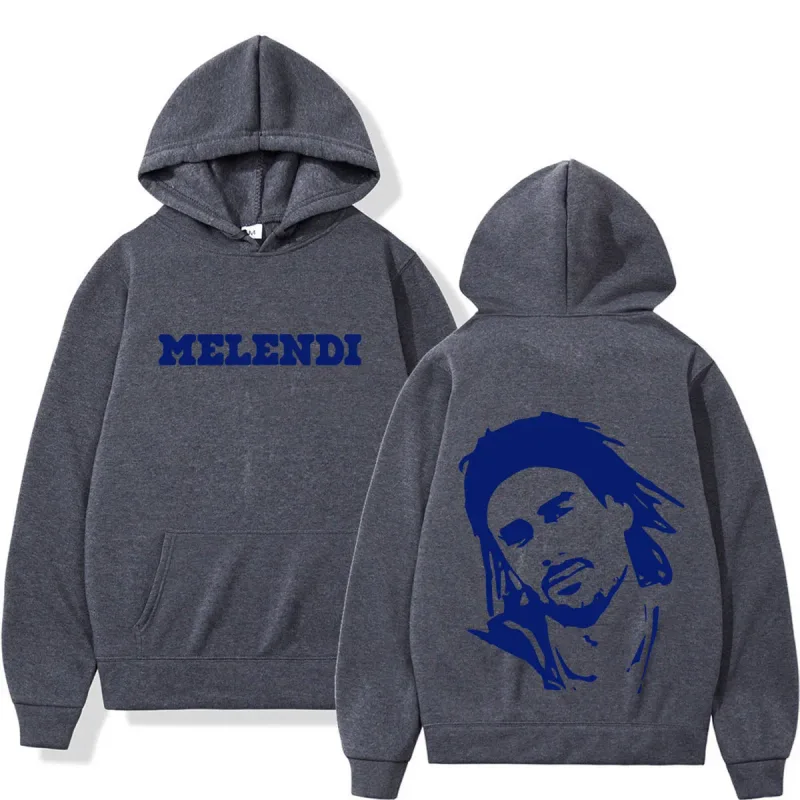 Rapper Melendi Tour Print 2026 Hoodie Men Women Fashion Hip Hop Pullover Autumn and Winter Loose Casual Sweatshirt Streetwear