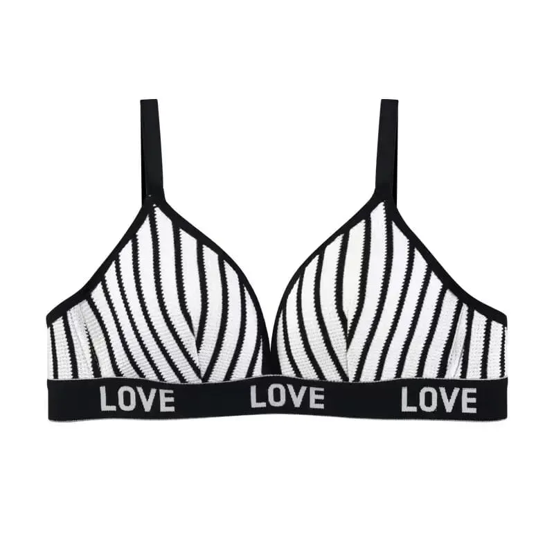2pcs Women's Sexy Lingerie Set Low-Rise Comfortable Breathable Thongs And Elegant Bras Outfit Underwear Set