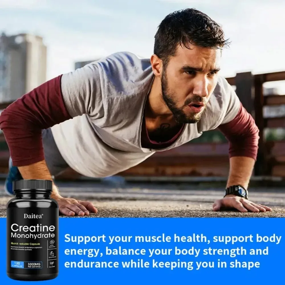 Creatine Monohydrate - Improves Performance Muscle Growth and Recovery