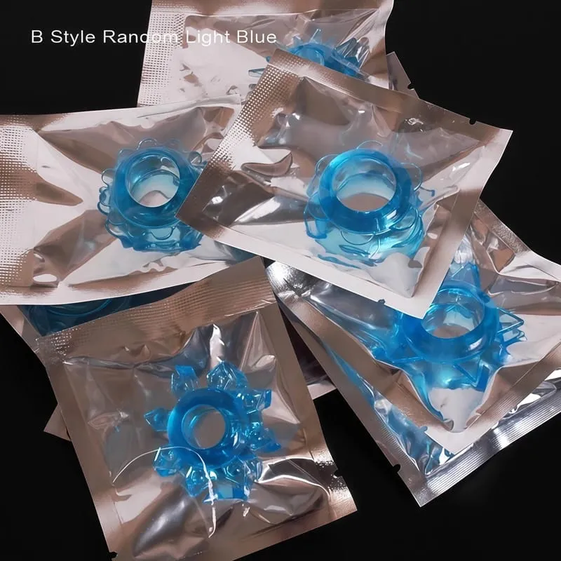 Intimate Goods For Men 5-100PC Ejaculation Delay Silicone Lock Sperm Ring Sex Adult Game Toys Erotic Cock Ring Exotic Accessorie