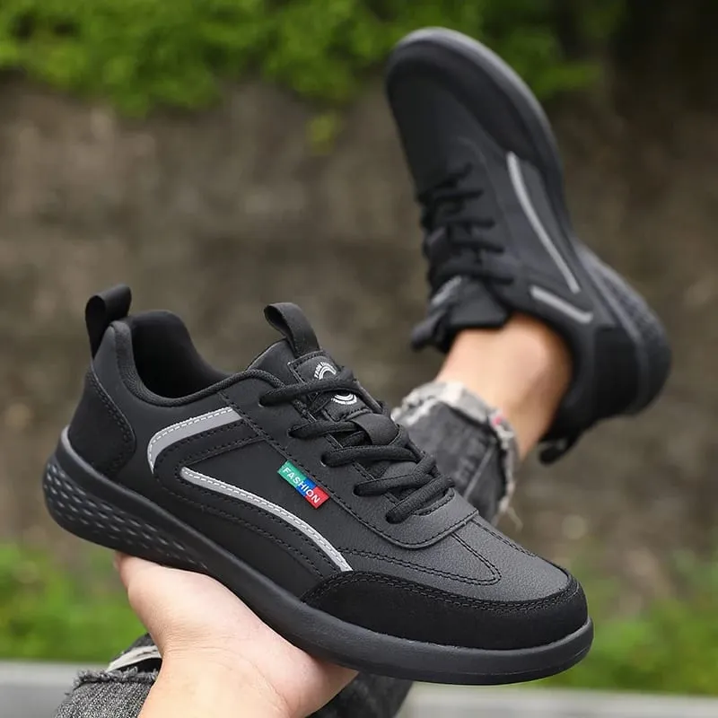 PU Leather Men Shoes Sneakers Summer Fas