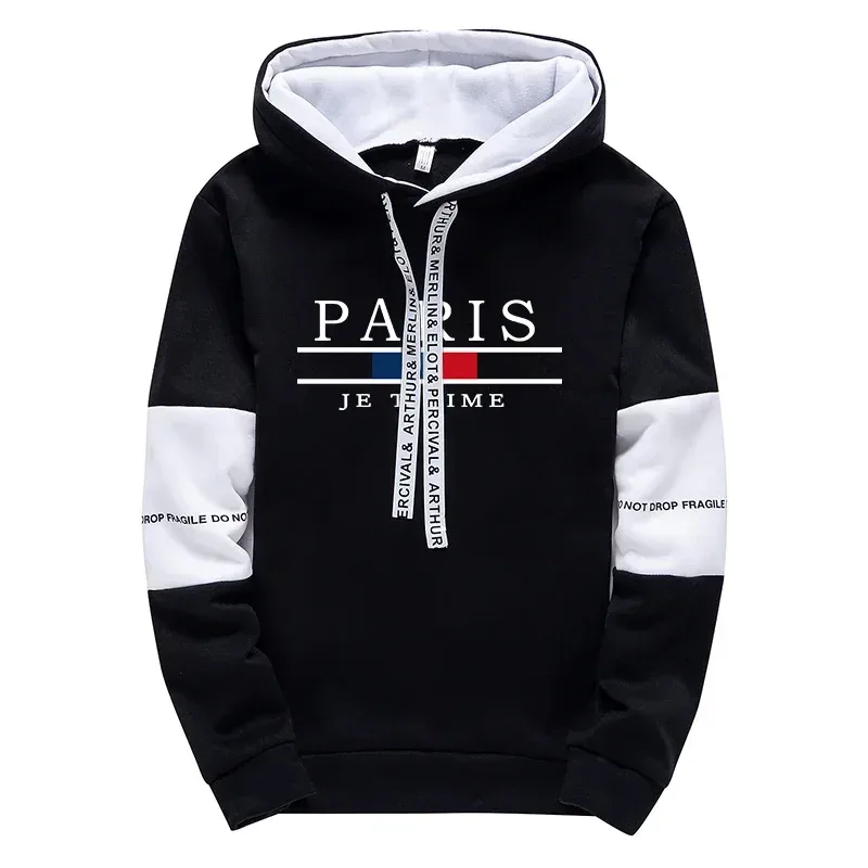 Man Hooded Sweatshirts Sweatpants Autumn Winter Daily Casual Sports Hoodies Jogger Pants Urban Fashion Streetwear Men's Clothes